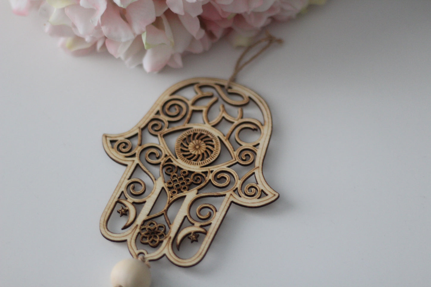 Wandbehang Hand of Fatima mit Quaste