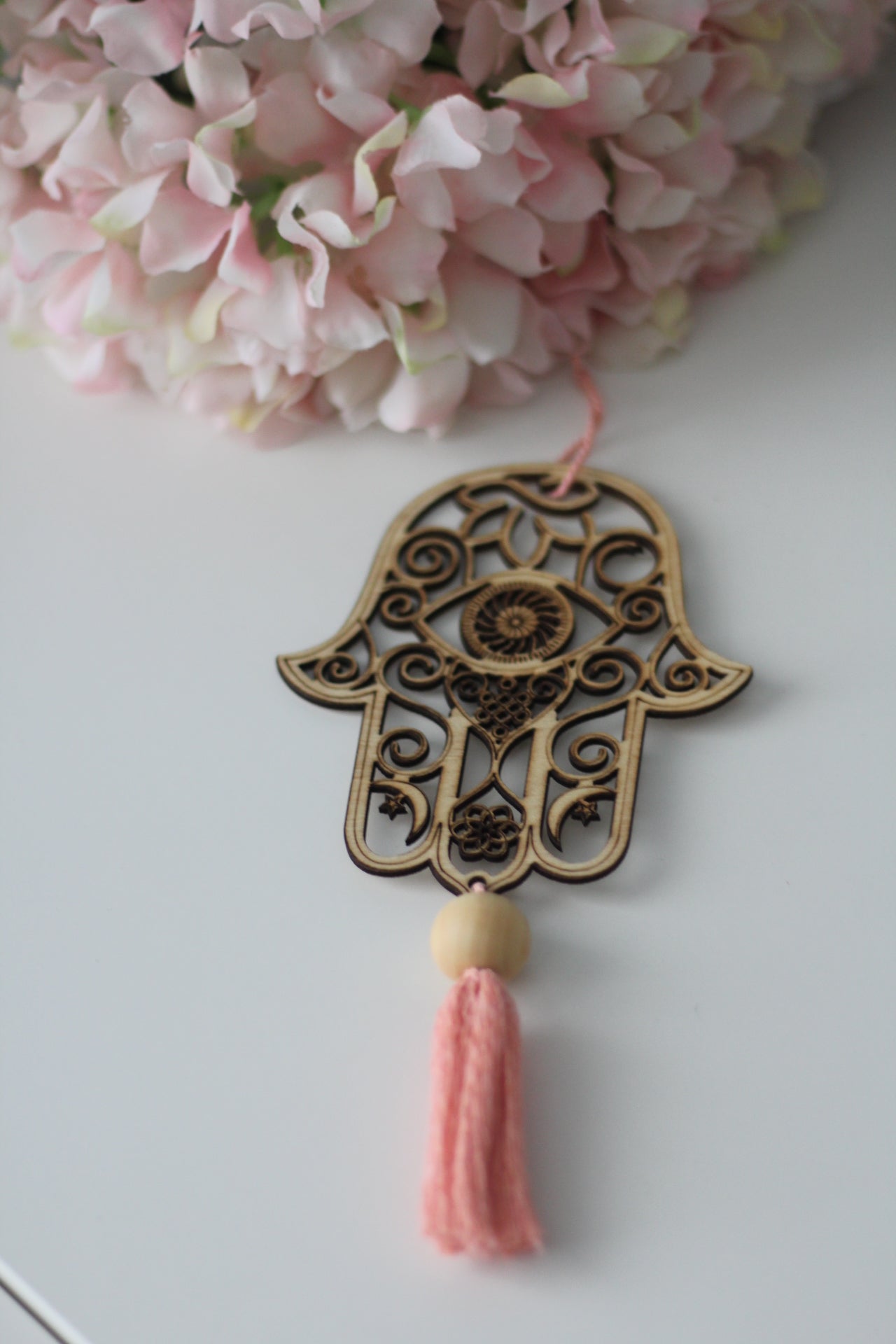 Wandbehang Hand of Fatima mit Quaste