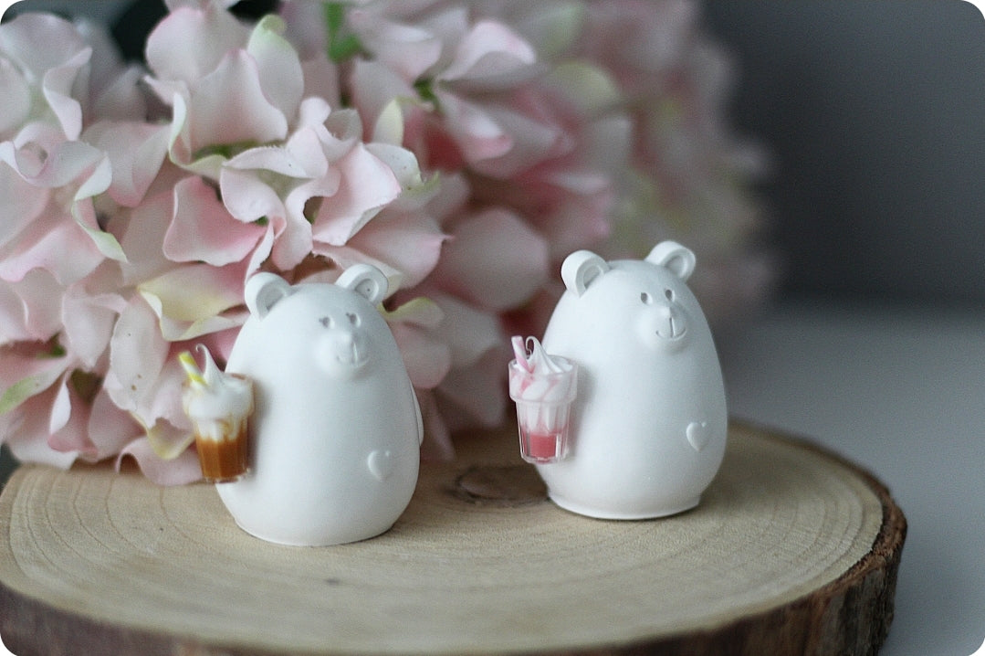 Raysin Figur Bär mit Milkshake