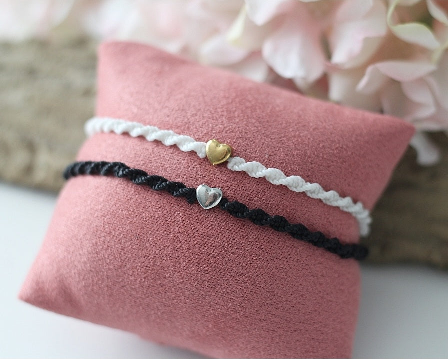 Makramee Armband "Love"