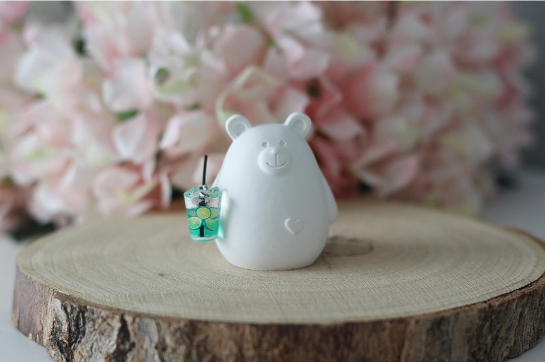 Raysin Figur Bär mit Cocktail