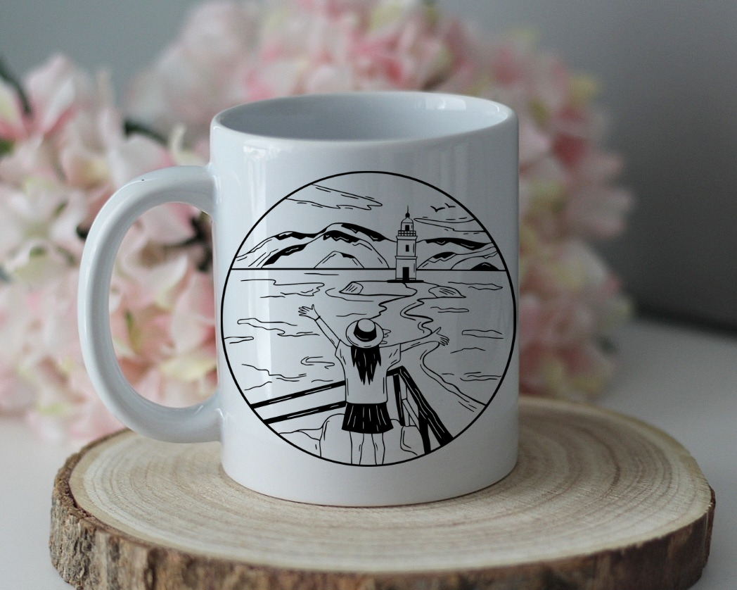 Kaffeetasse "Leuchtturm"