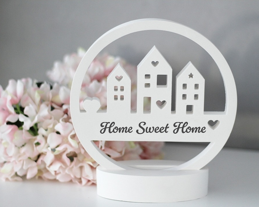 Raysin Häuserkranz mit Sockel Home Sweet Home