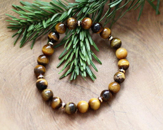 Edelsteinarmband Tigerauge