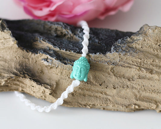 Makramee Armband Buddha