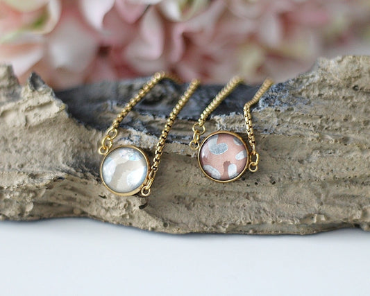 Cabochon Armband Edelstahl