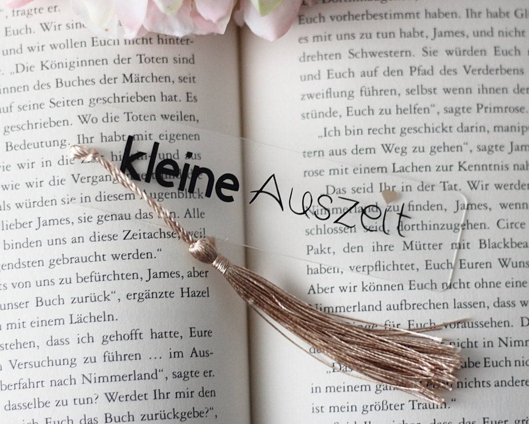 Lesezeichen "kleine Auszeit"