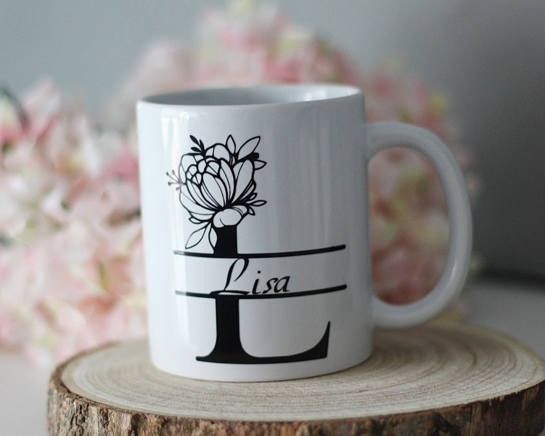 Personalisierte Kaffeetasse mit Namen