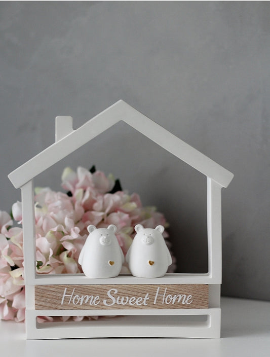 Raysin Haus mit Bärchen "Home Sweet Home"