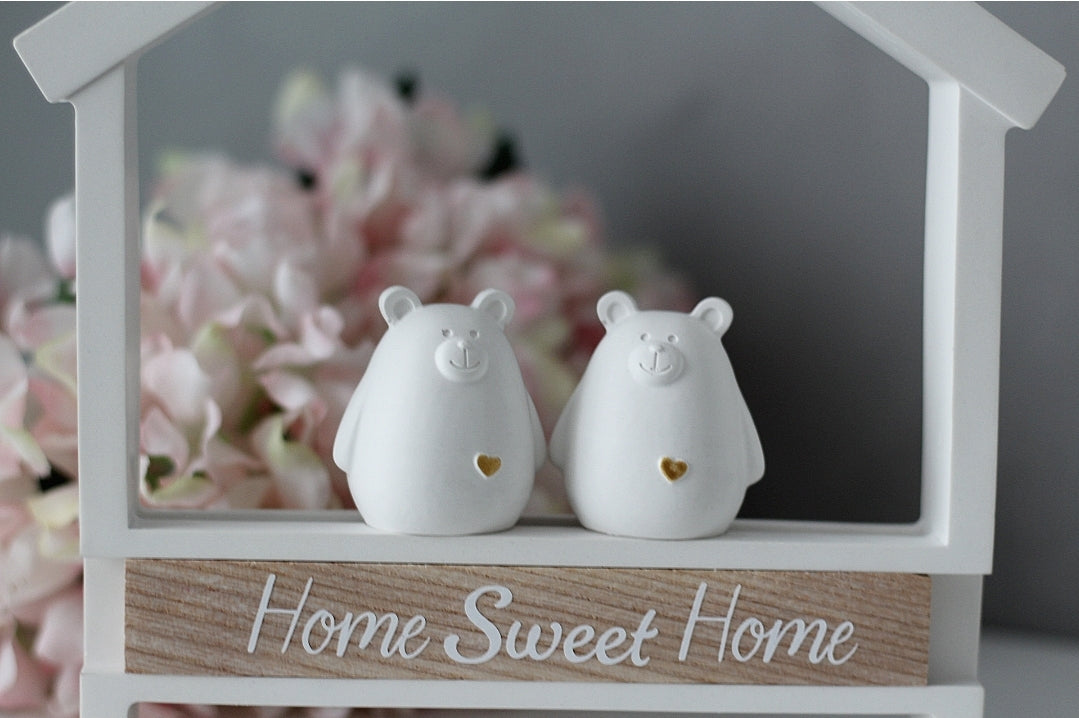 Raysin Haus mit Bärchen "Home Sweet Home"