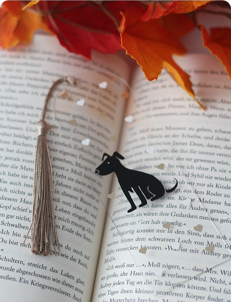 Lesezeichen "Hund & Herzchen